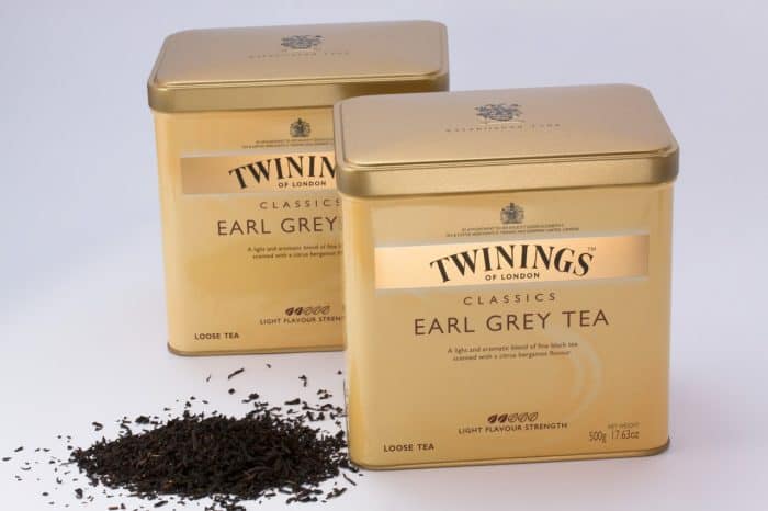 Earl Grey is one of the most commonly served teas at afternoon tea