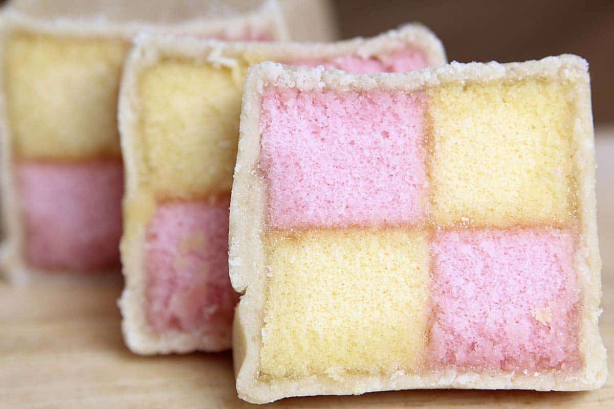 Battenberg cake is often served at English afternoon tea.