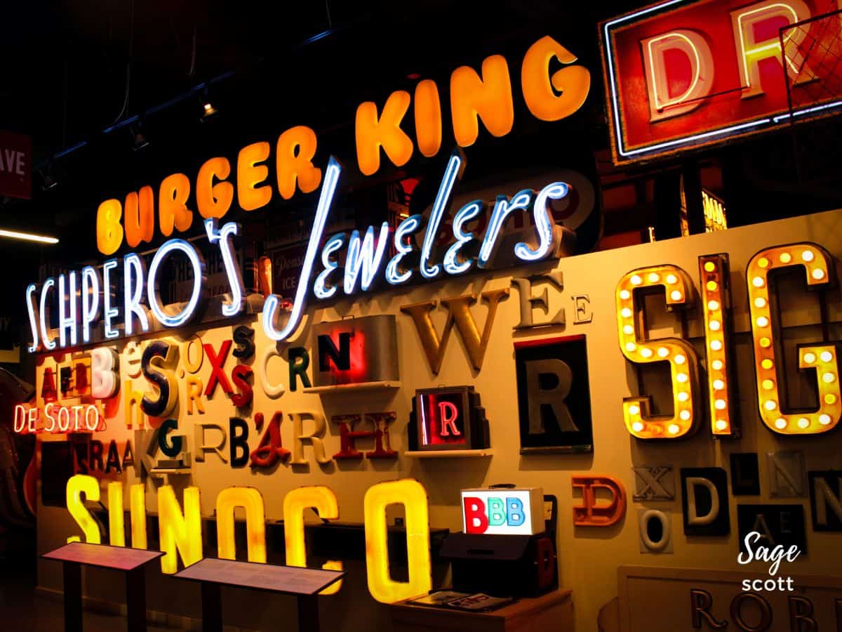 An Assortment of Signs at the American Sign Museum