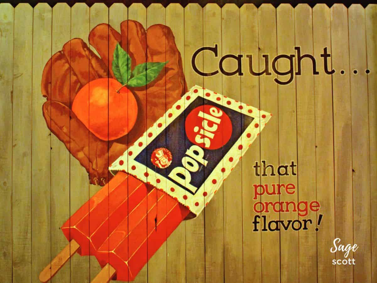 Old Popsicle Sign