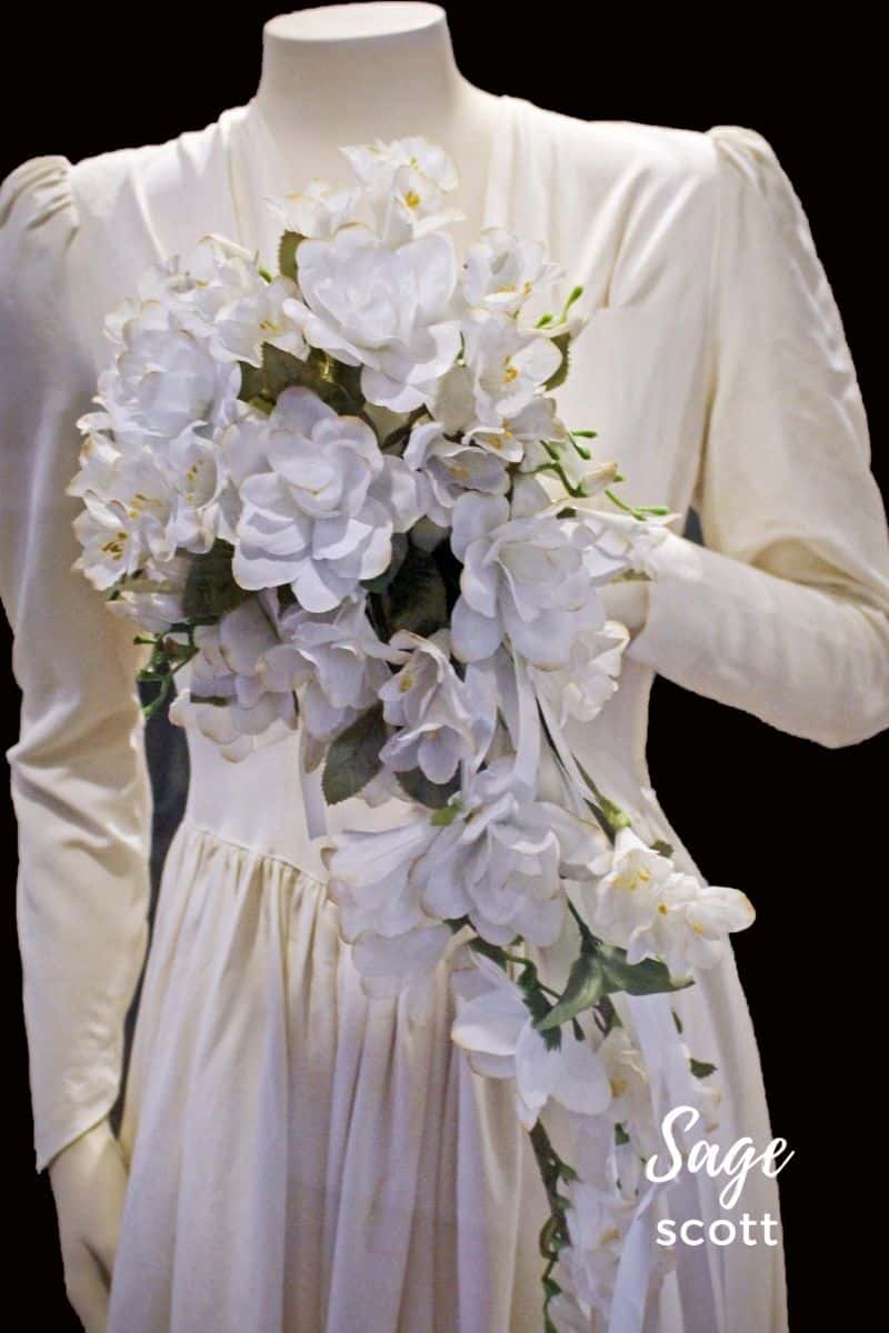 Fun Fact: The flowers in the exhibit case displaying Helen Walton’s wedding dress are changed every Valentine’s Day in honor of Sam and Helen’s anniversary.