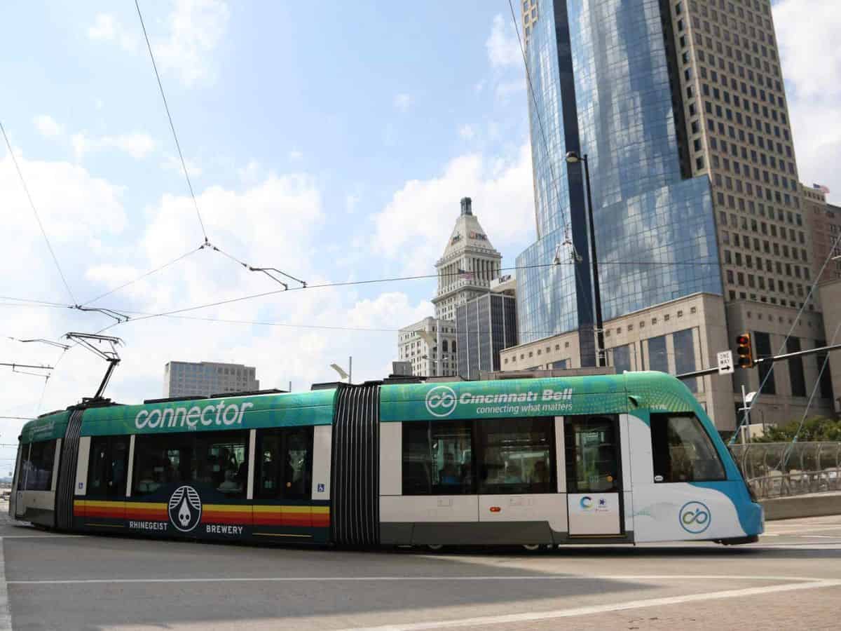 The Cincinnati Connector is Cincinnati's free streetcar