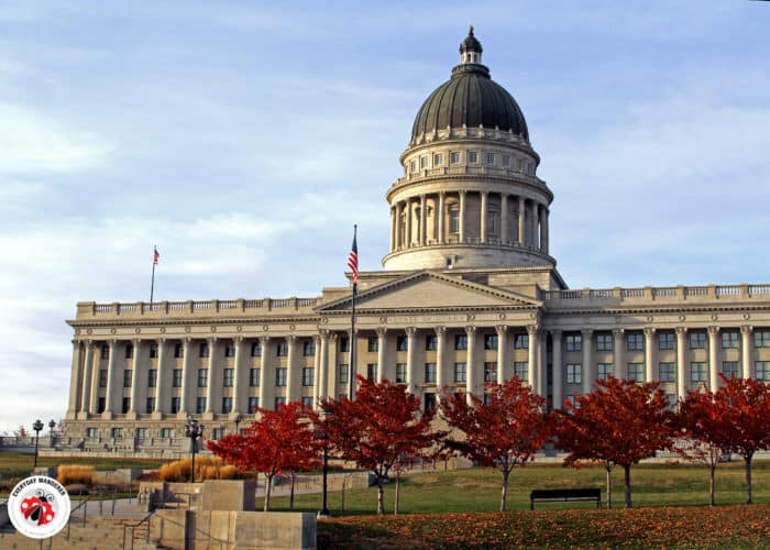 Exterior of the Utah State Capitol