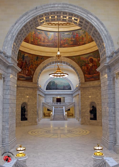 Interior view of the Utah State Capitol
