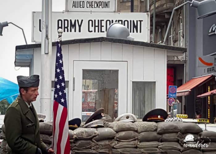 For a fee, you can get your passport stamped at Checkpoint Charlie in Berlin.