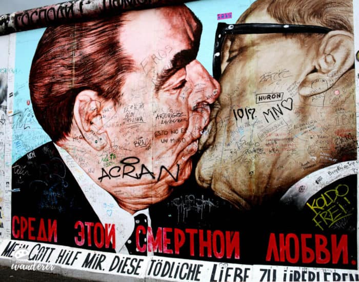 This is one of the most photographed sections of the East Side Gallery.