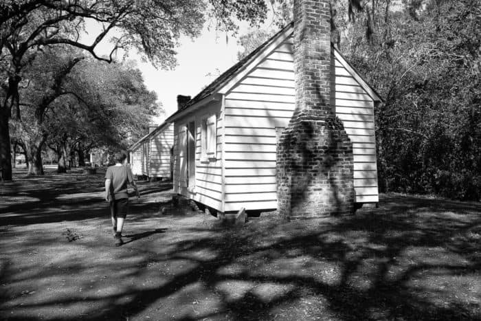 Tour the slave quarters at the McLeod Plantation to learn about black history in America.