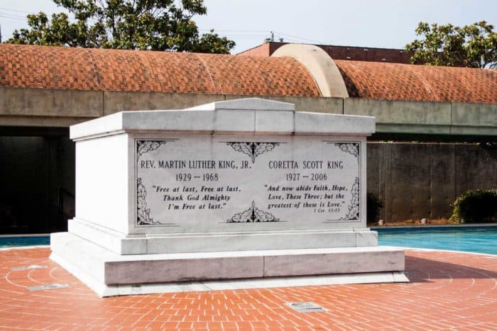 Learn about black history with a visit to the Martin Luther King Jr Historic Site in Atlanta