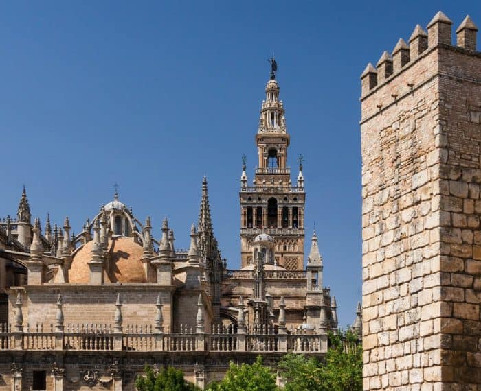 The Giralda Tower on the Seville Cathedral is featured in a Dan Brown novel.