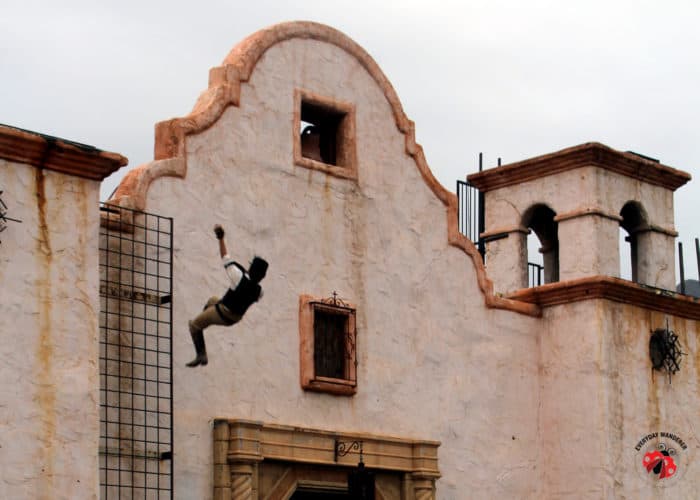 A stuntman at Old Tucson