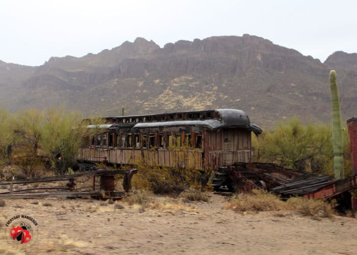 The Gambler's train car at Old Tucson.