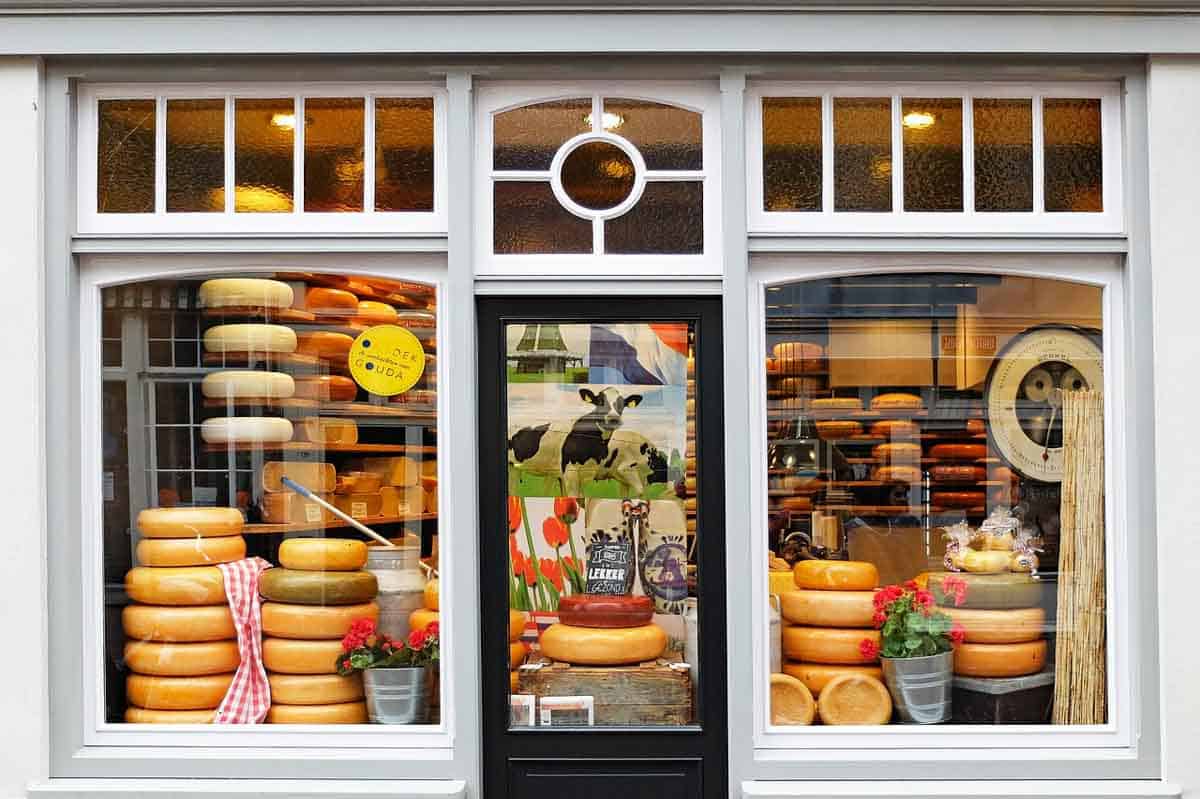 Cheese is a common Dutch food