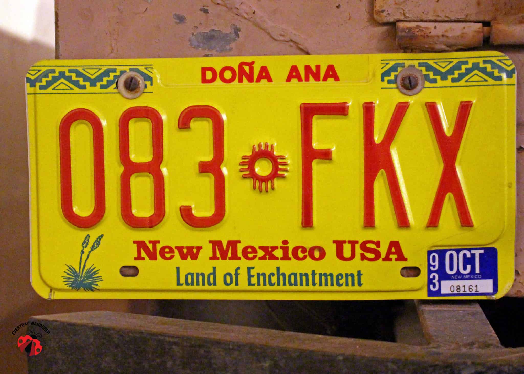 New Mexico's "Chile Capital of the World" License Plate