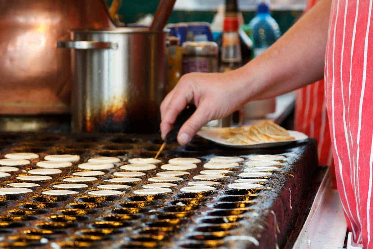 Poffertjes are famous Dutch desserts