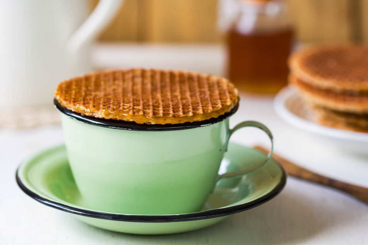 Stroopwafels are a popular Dutch food from the town of Gouda