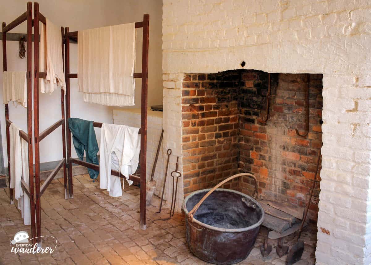 The wash house at Mount Vernon.