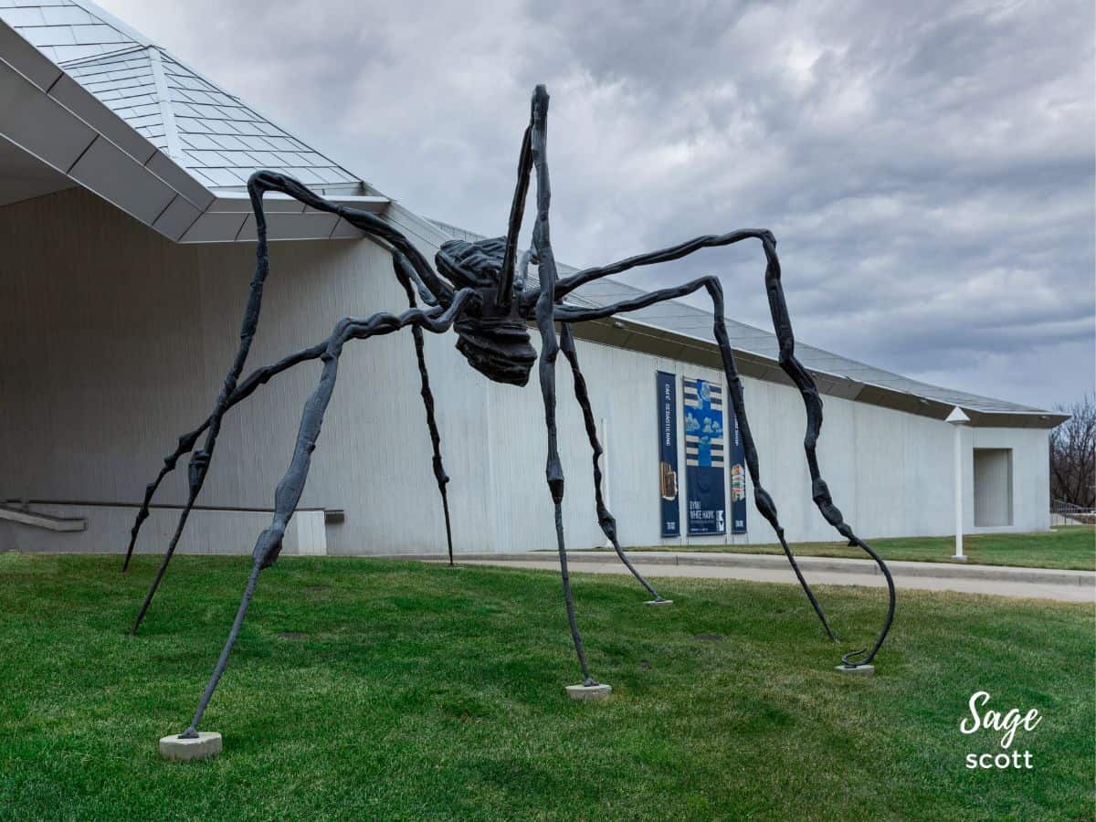 Maman Spider Statue at Kemper Museum in Kansas City