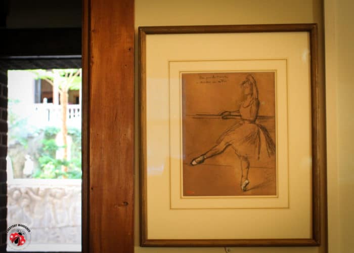 The Isabella Stewart Gardner Museum lets you get this close to a Degas sketch.