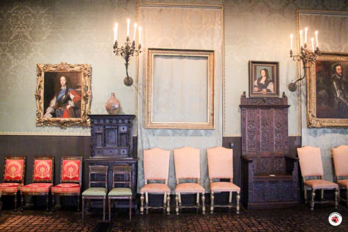 Empty frames remain at the Isabella Stewart Gardner Museum