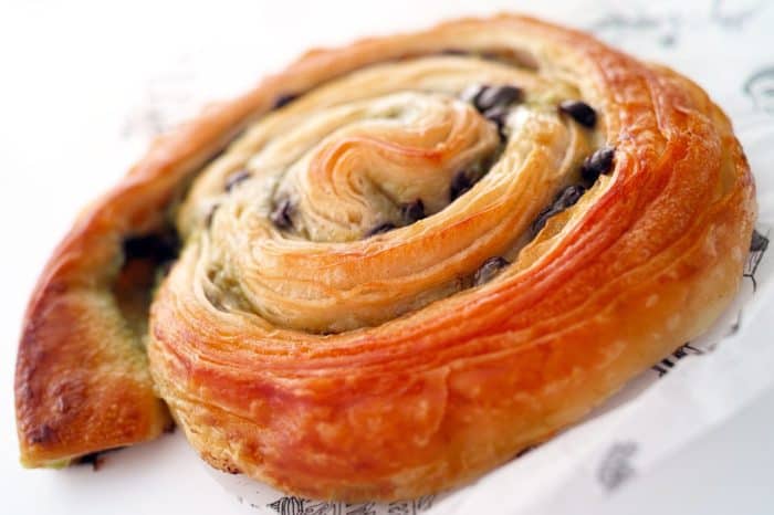 A raisin-filled pastry
