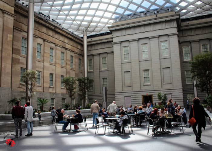 Don't miss the courtyard when you visit the Smithsonian National Portrait Gallery in Washington, DC