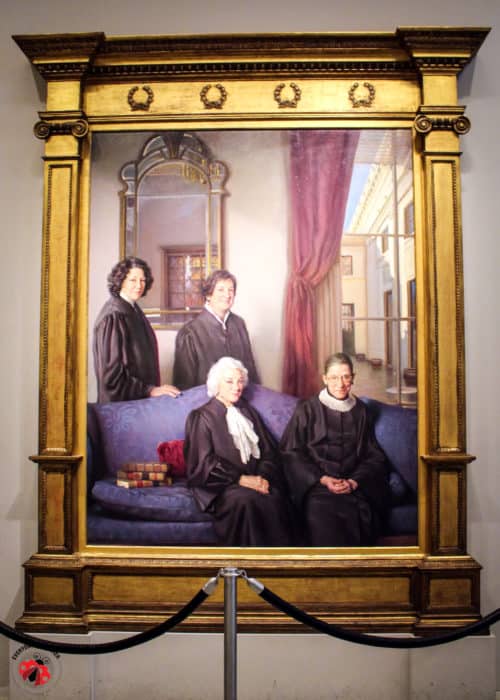 Don't miss The Four Justices when you visit the Smithsonian National Portrait Gallery in Washington, DC