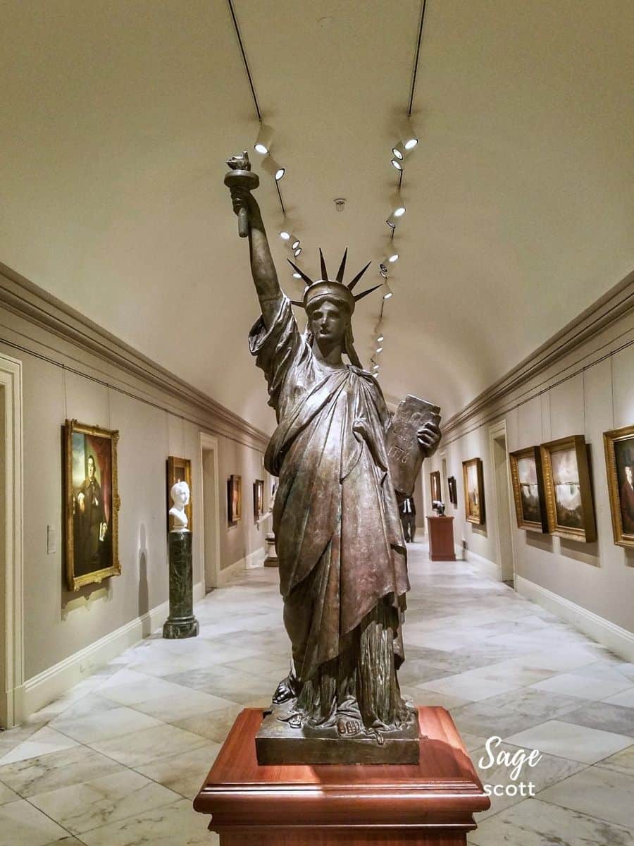 Lady Liberty at the National Portrait Gallery