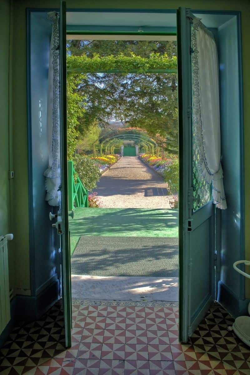 Entrance to Monets Garden from His Home in Giverny