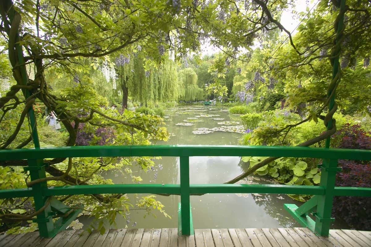 View of Monet's Water Garden from Bridge