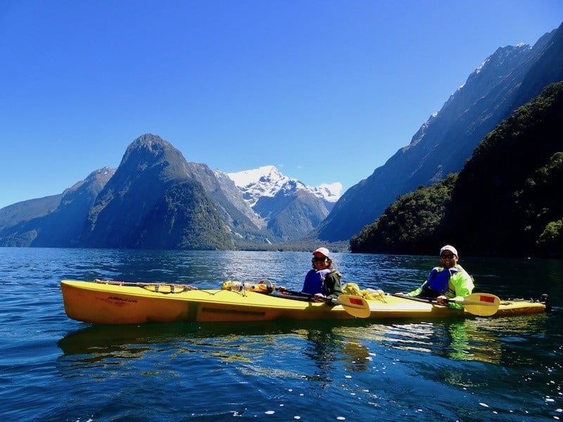 Be sure to explore Milford Sound by kayak when you visit