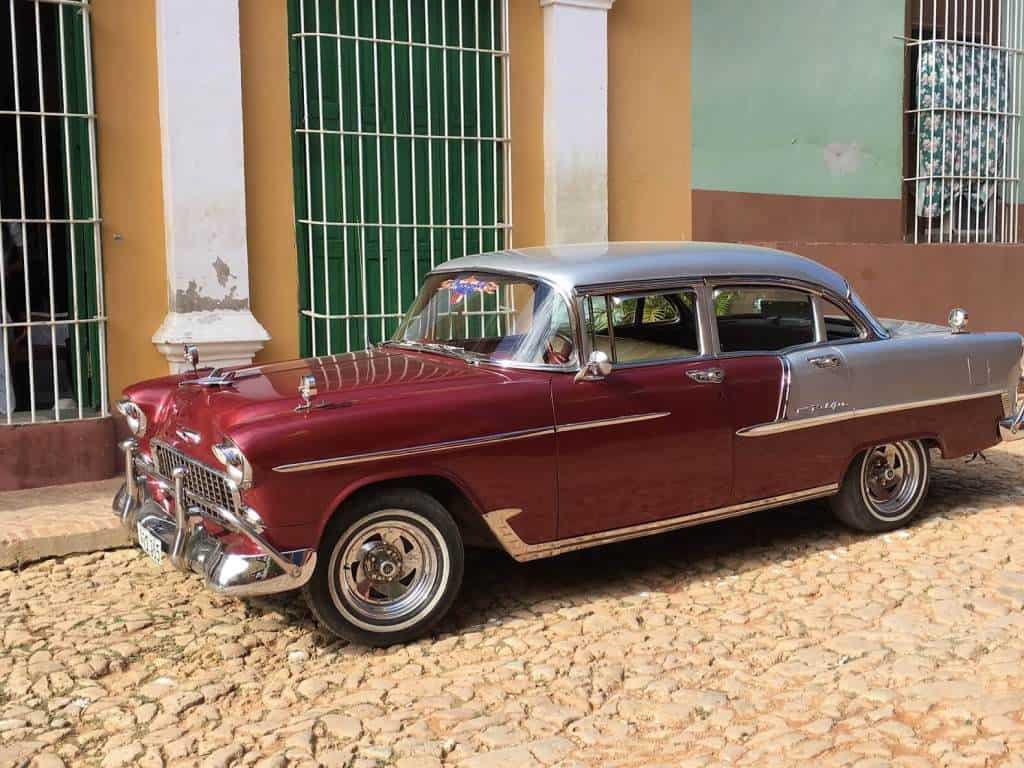One of the best ways to see the sights of Havana is by classic American car.