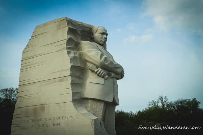Martin Luther King Jr Memorial in Washington DC