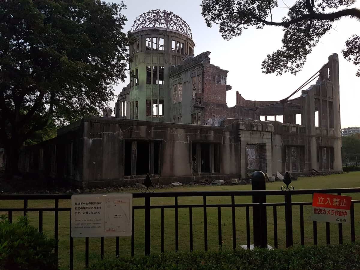 The Atomic Bomb Dome in Hiroshima, Japan, is a somber place to commemorate the anniversary of D-Day