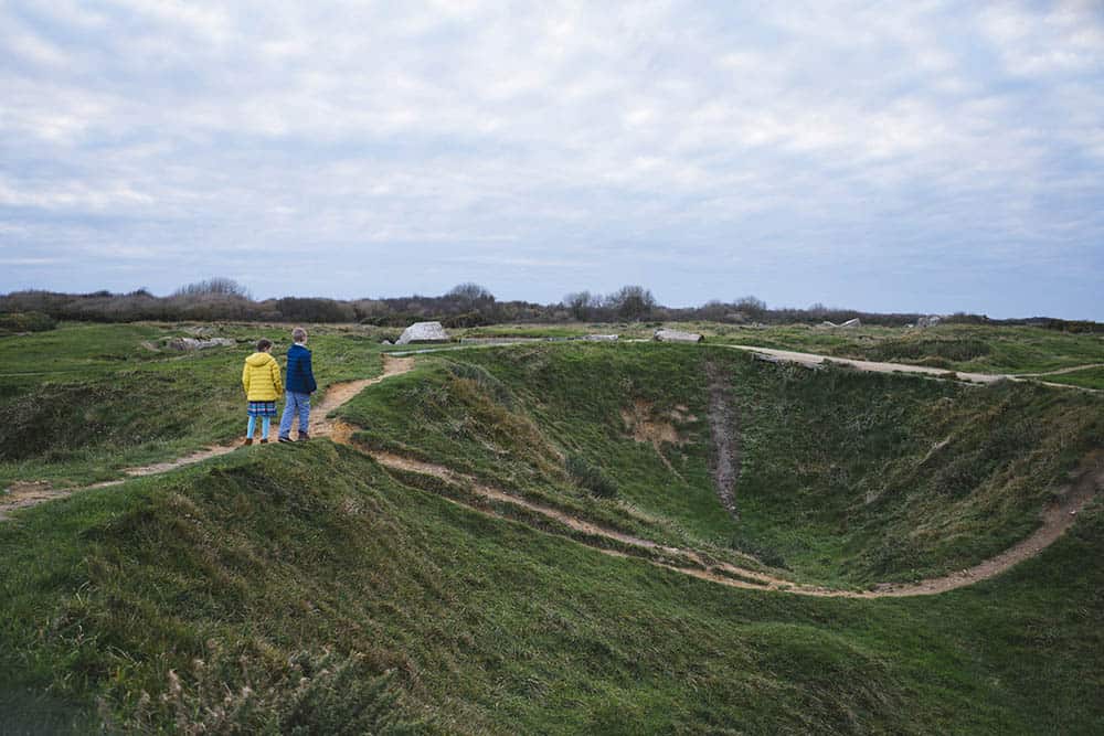 Overlooking Omaha Beach, the Pointe du Hoc Memorial is a place to commemorate the anniversary of D-Day