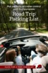 car road trip packing list