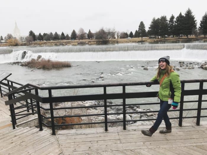 The Idaho Falls River Walk is one of the best riverwalks in the US