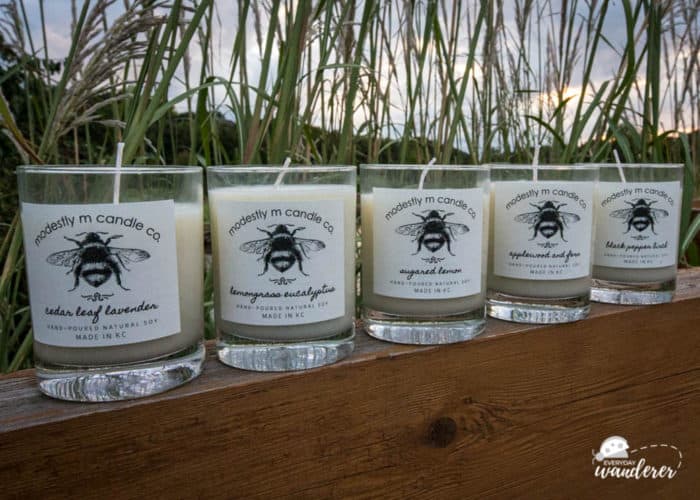 While not edible, modestly m candles are made in Kansas City