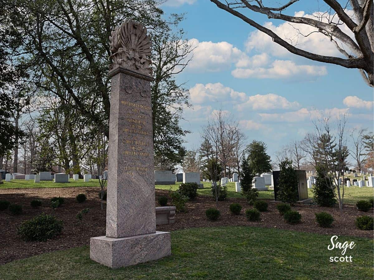 President Taft's Grave at Arlington National Cemetery