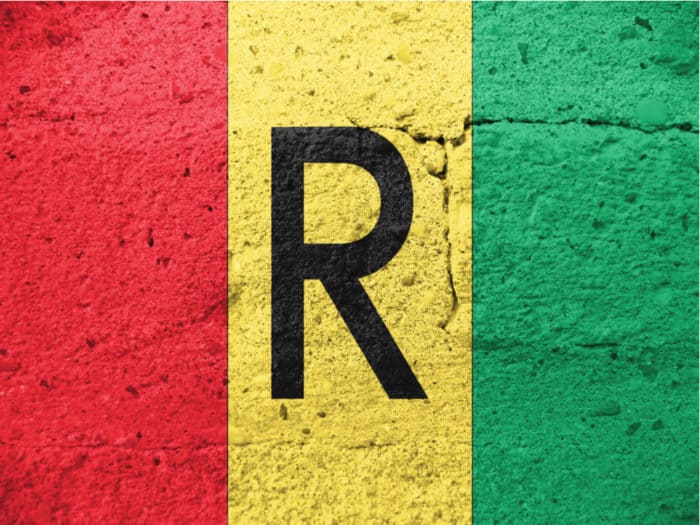 The old Rwanda flag was red, yellow, and green with a black R