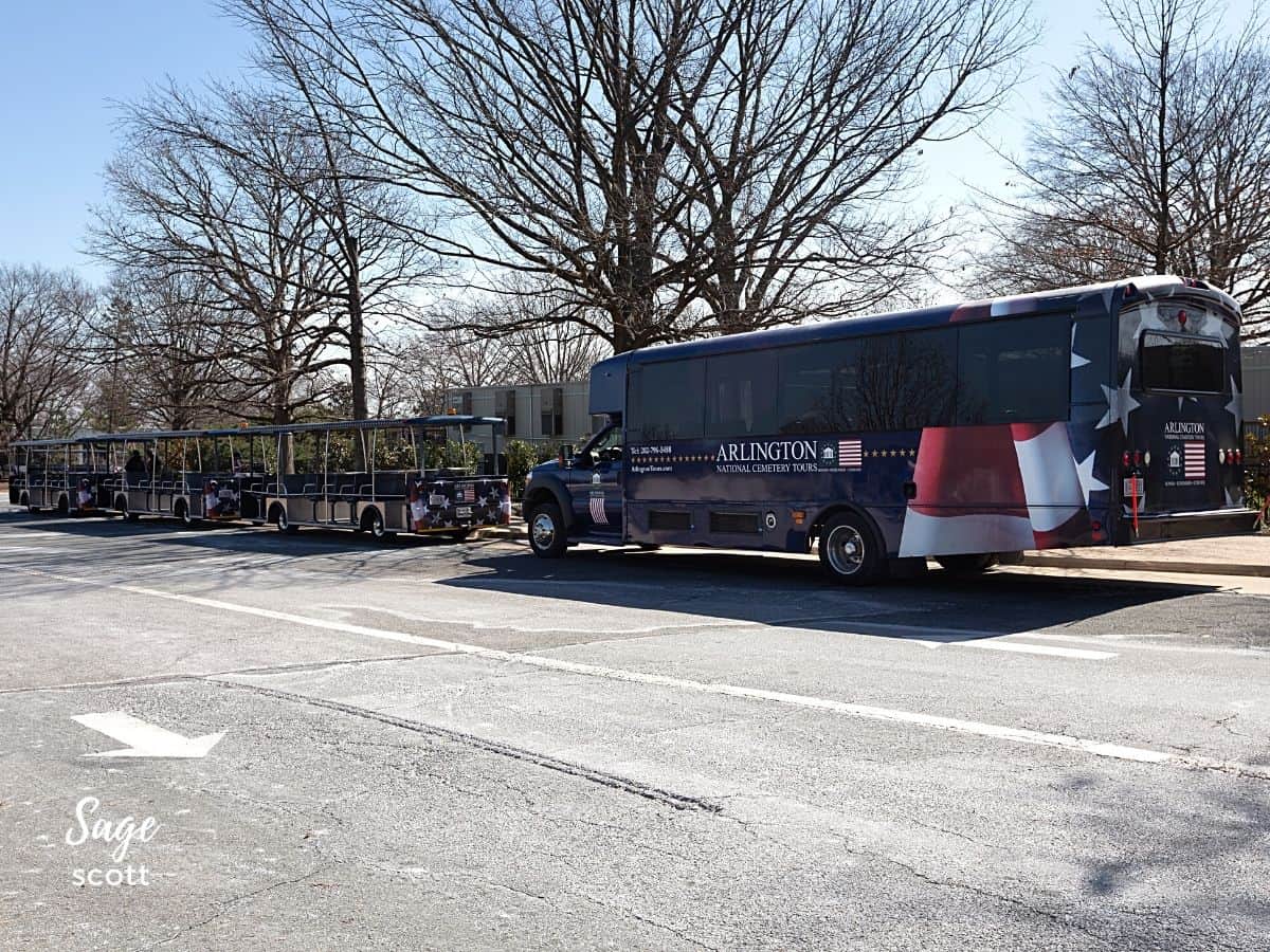 Tram at Arlington National Cemetery