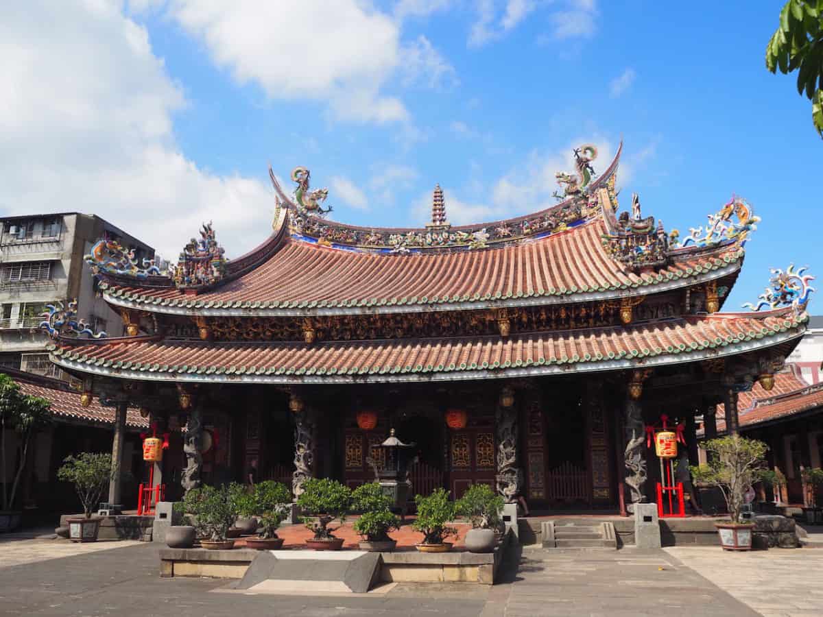 The Bao’an Temple in Taipei, Taiwan