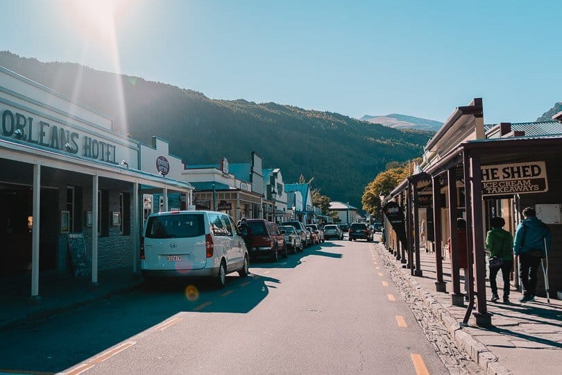 Main Street in Arrowtown New Zealand