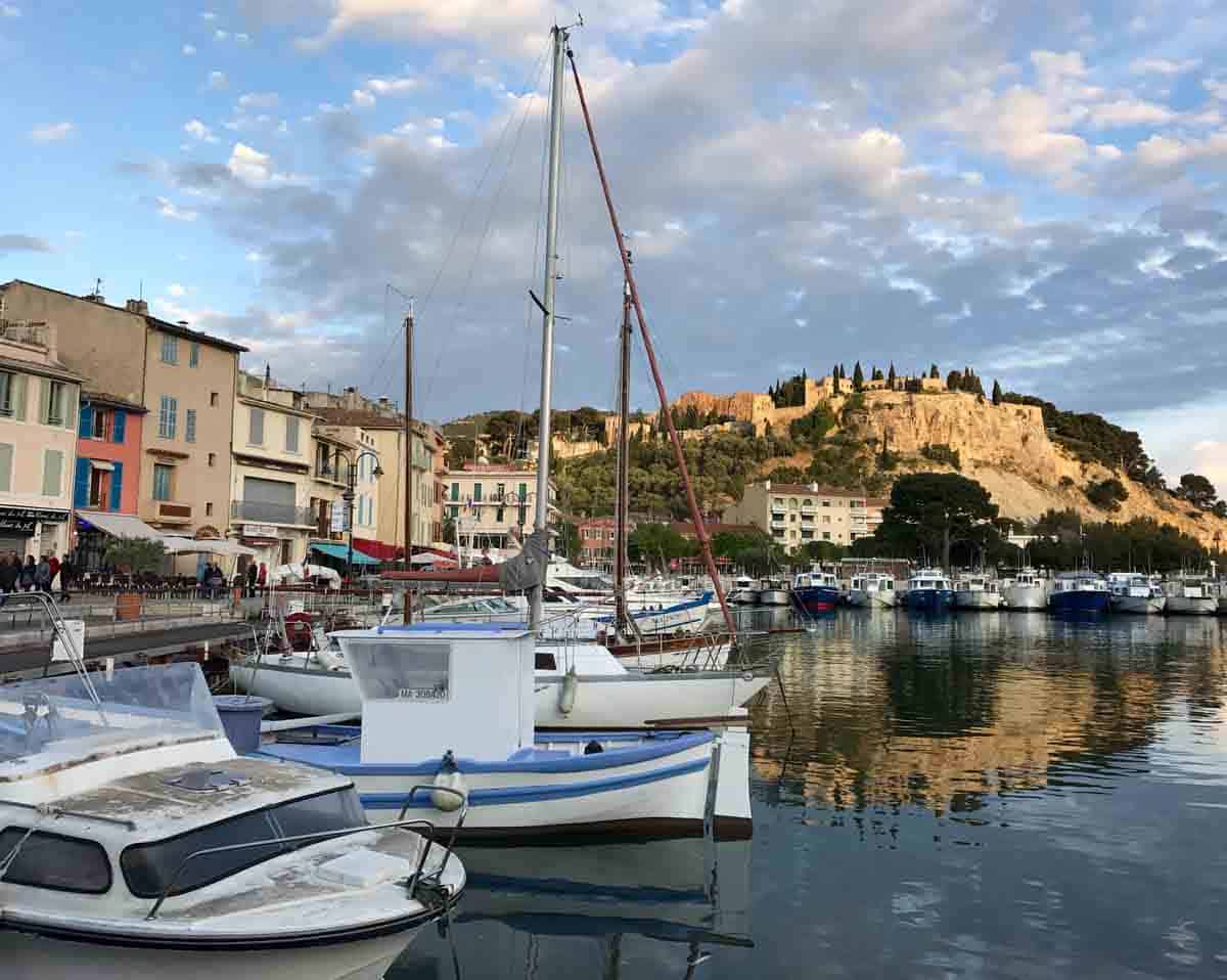 The Mediterranean seaside town of Cassis France
