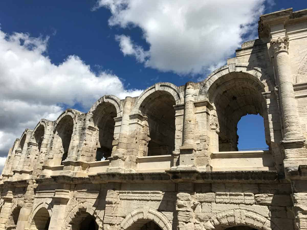 The Arles Amphitheatre in Arles France