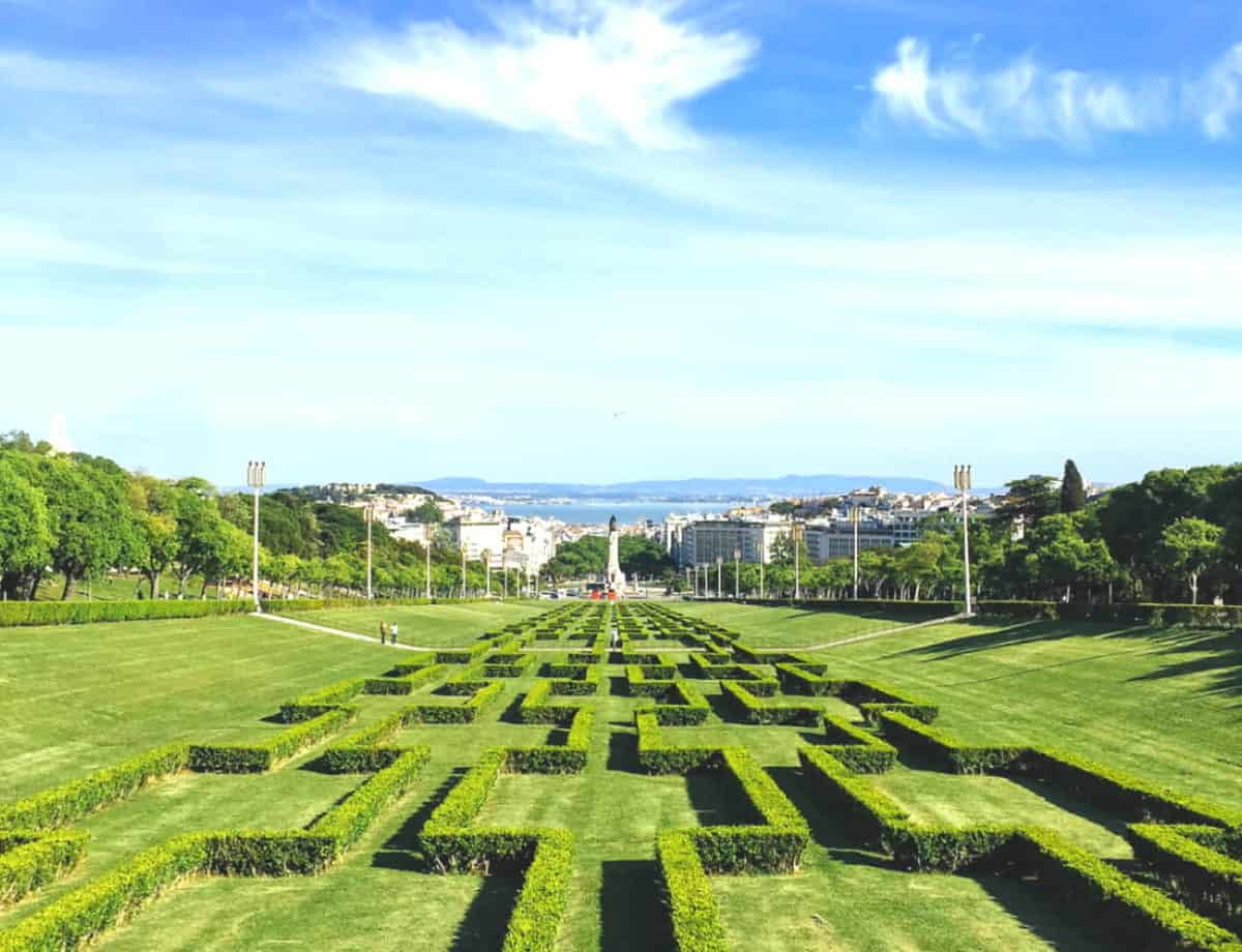 Parque Eduardo VII in Lisbon Portugal