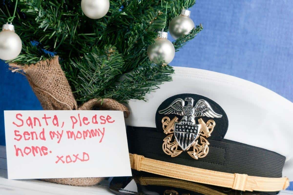 Military hat by handwritten note