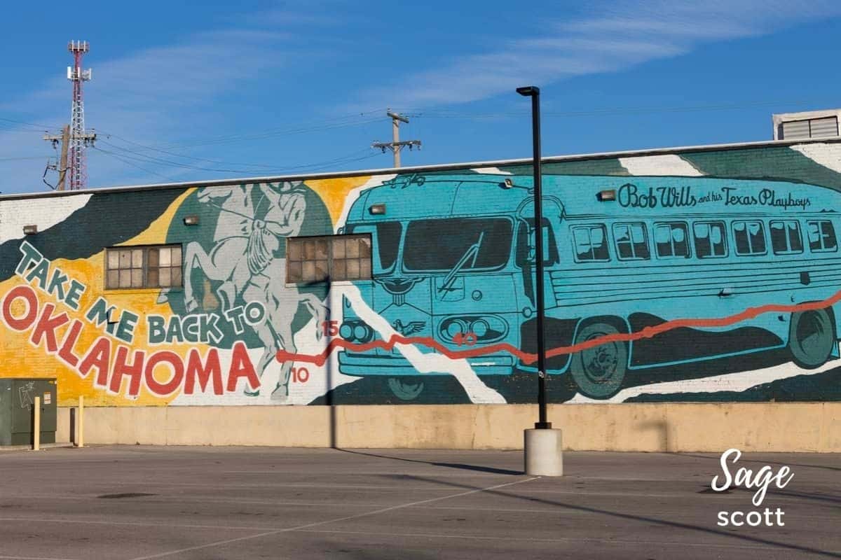Take Me Back to OK Mural in Tulsa