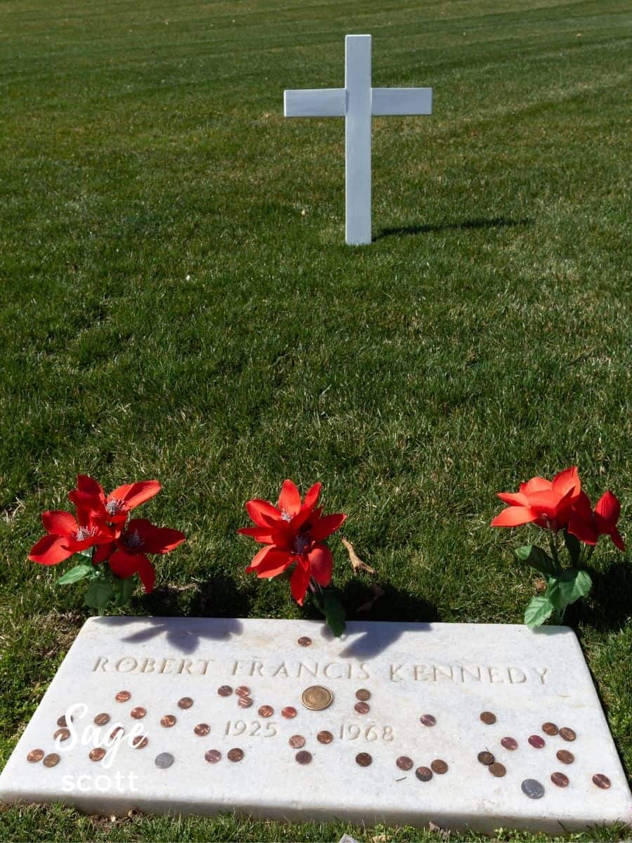 Bobby Kennedy's Grave at Arlington National Cemetery
