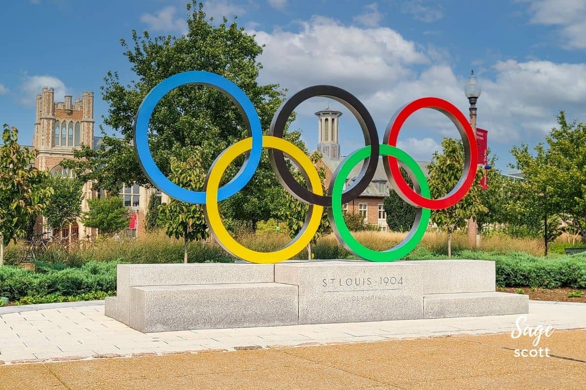 Olympic Rings in St. Louis - Photo by Sage Scott