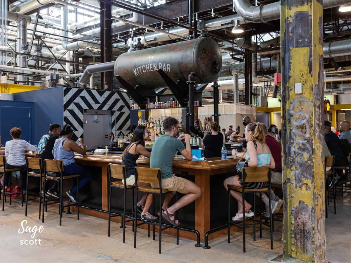 The Bar at City Foundry Food Hall in STL